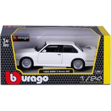 Bburago - BMW M3 e30 (1988) bianca 1:24