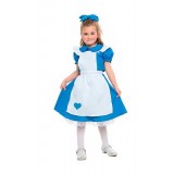 Vestito da piccola Alice 6-8 anni