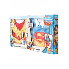 Vestito coppia di supereroine Supergirl e Wonder Woman 7-8 anni