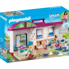 PLAYMOBIL CLINICA VETERINARIA PORTATILE 70146