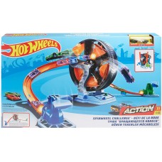 MATTEL HOT WHEELS PLAYSET SFIDA ROTANTE CON LANCIATORI GJM77